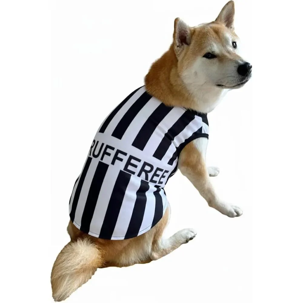 ComfyCamper Dog Referee Costume Cape - Size Small